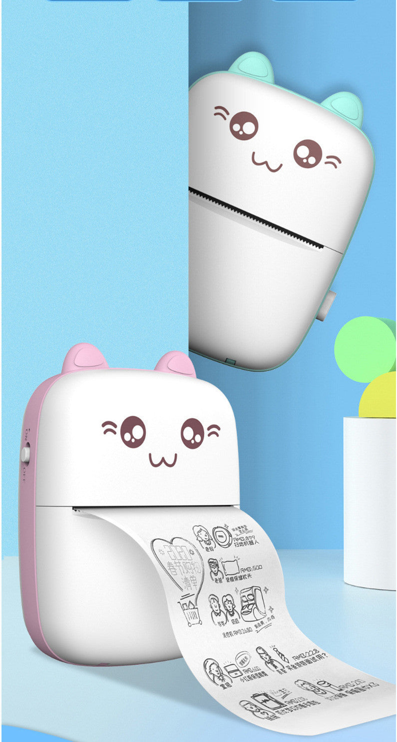 Mini Printer Portable Mini Bluetooth Printer