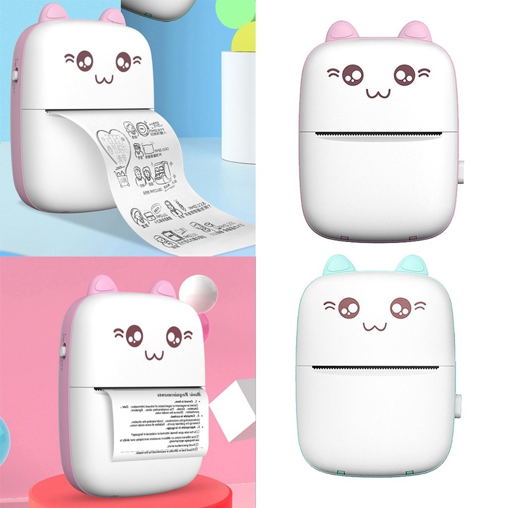 Mini Printer Portable Mini Bluetooth Printer
