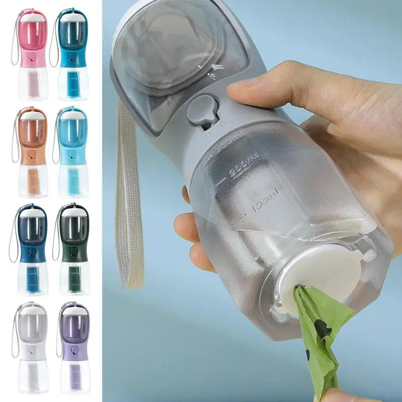 Dog Water Cup Drinking Food Garbage Bag (Three-in-one )