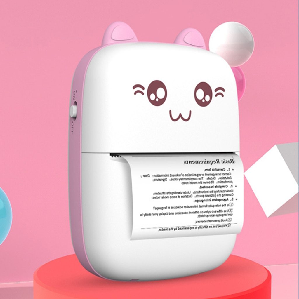 Mini Printer Portable Mini Bluetooth Printer
