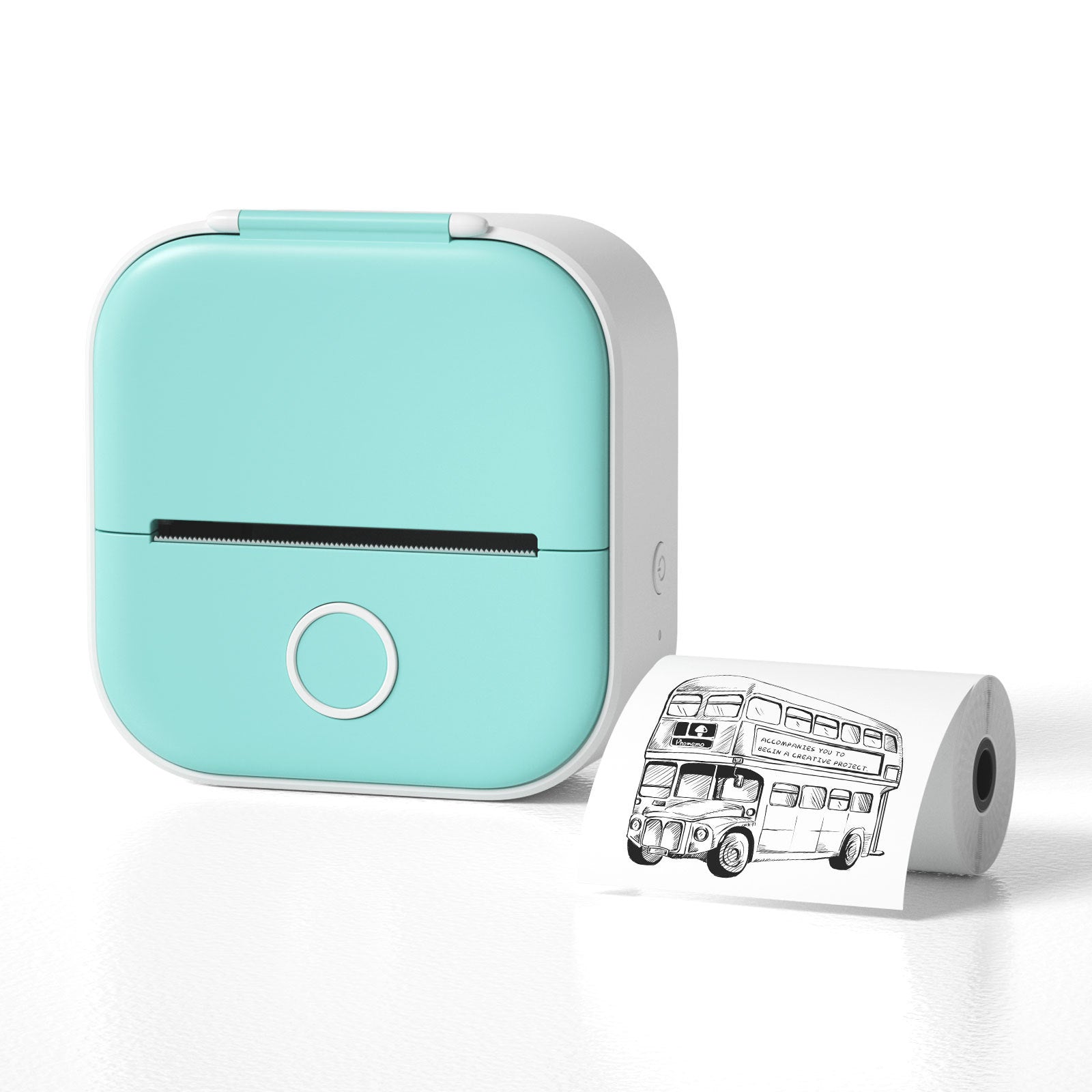 Portable Mini Thermal Label Printer Home Photo Printer Student