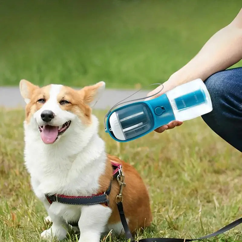 Dog Water Cup Drinking Food Garbage Bag (Three-in-one )