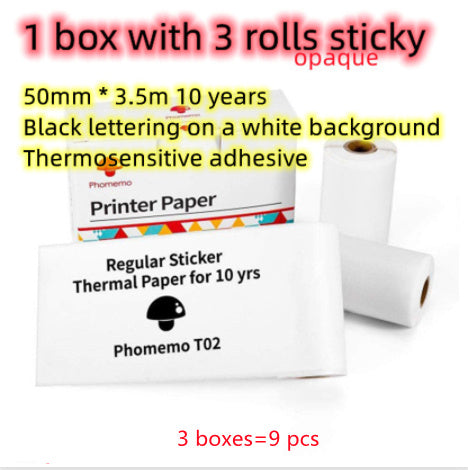 Portable Mini Thermal Label Printer Home Photo Printer Student