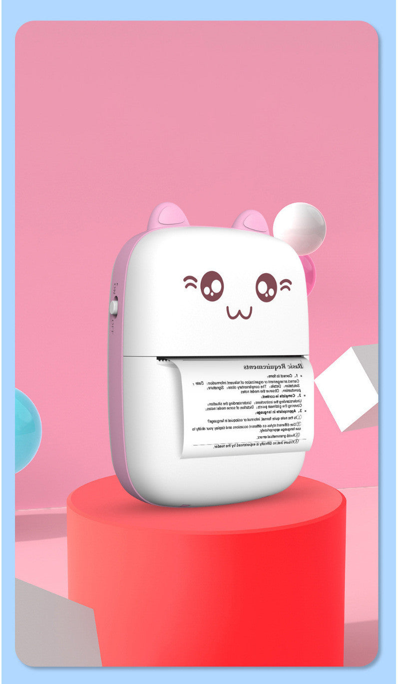Mini Printer Portable Mini Bluetooth Printer