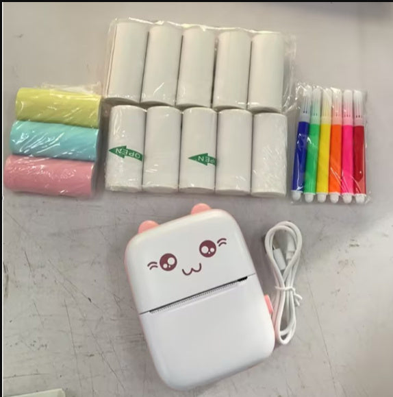 Mini Printer Portable Mini Bluetooth Printer