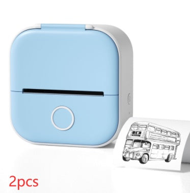 Portable Mini Thermal Label Printer Home Photo Printer Student
