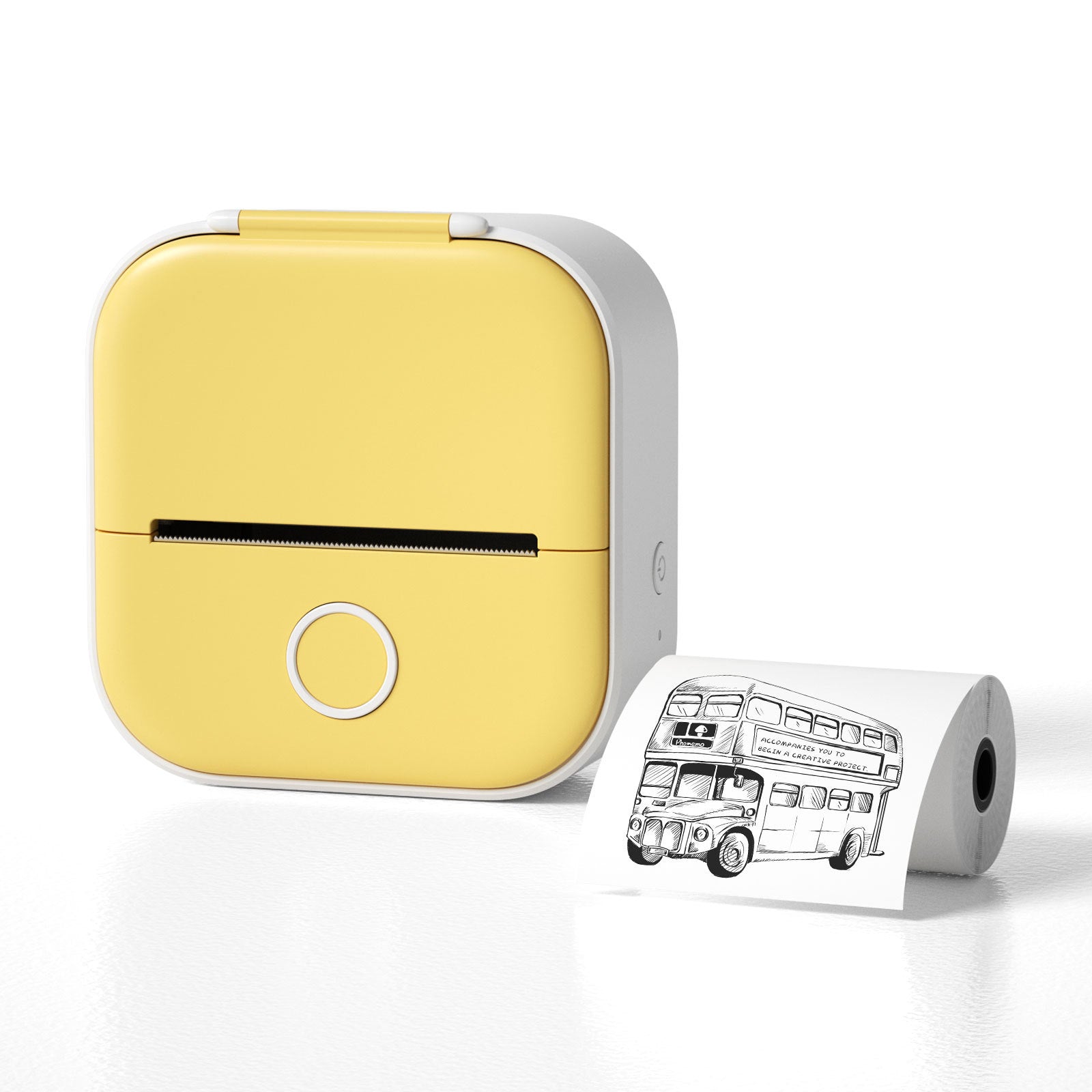 Portable Mini Thermal Label Printer Home Photo Printer Student